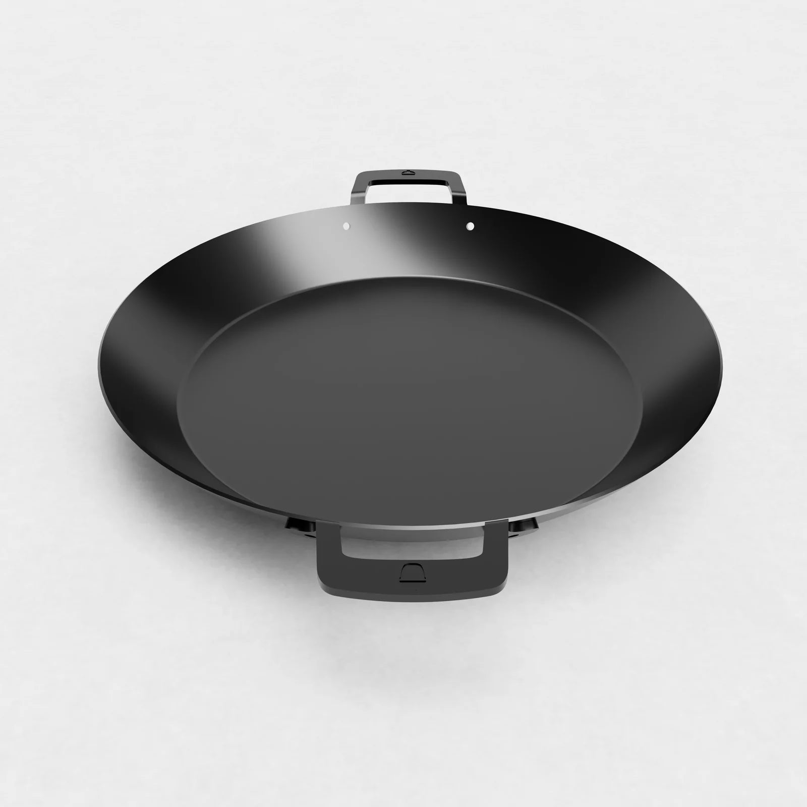 34cm Carbon Steel Paella Pan : Black Edition